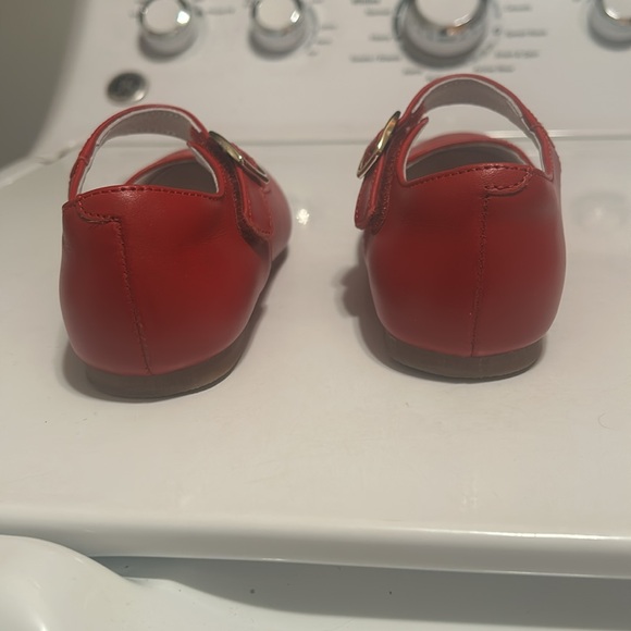 L’Amour Red Flats sz 12 worn once - Picture 7 of 10